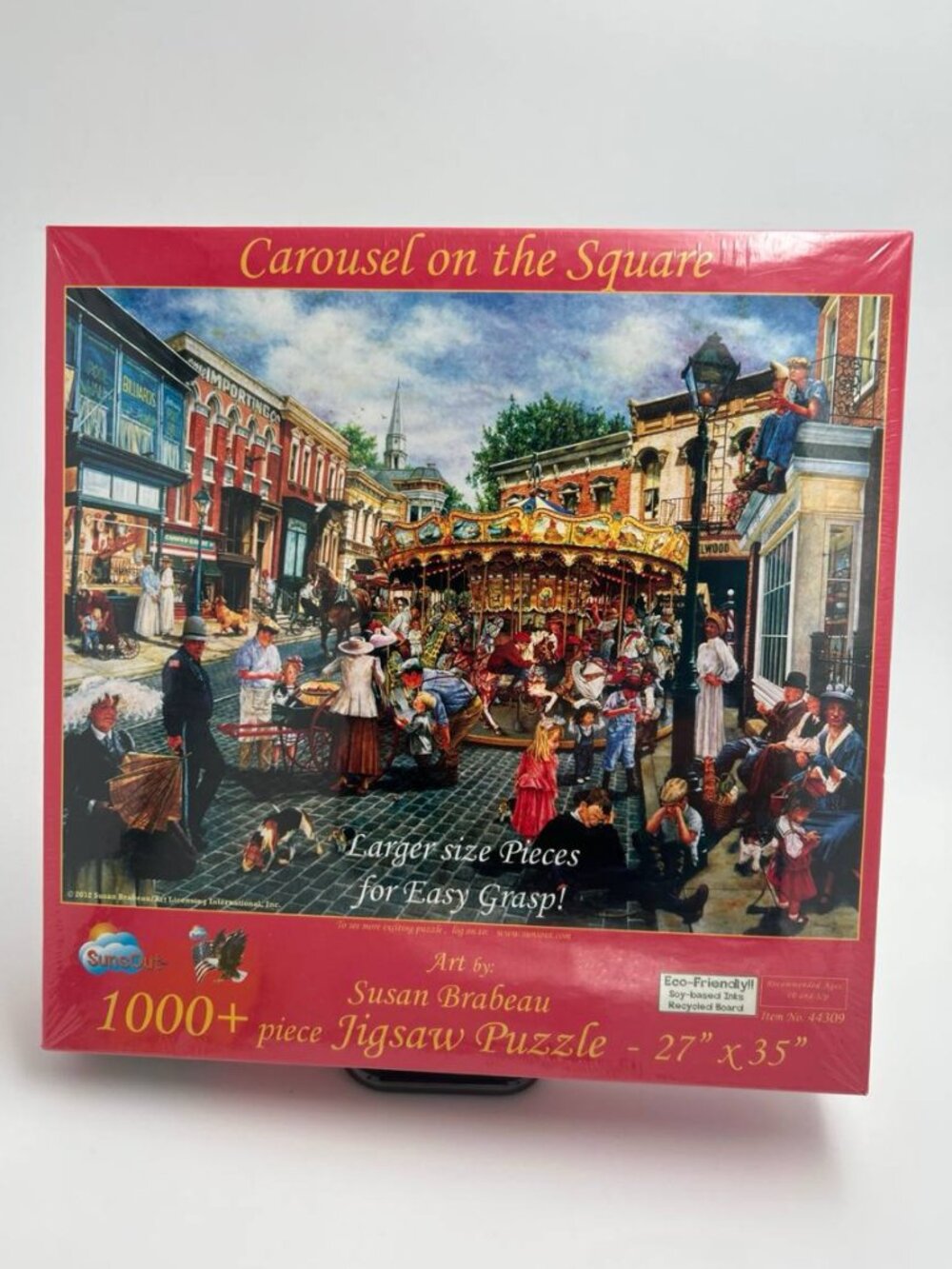 SunsOut Carousel on the Square 1000 Pc Puzzle NEW